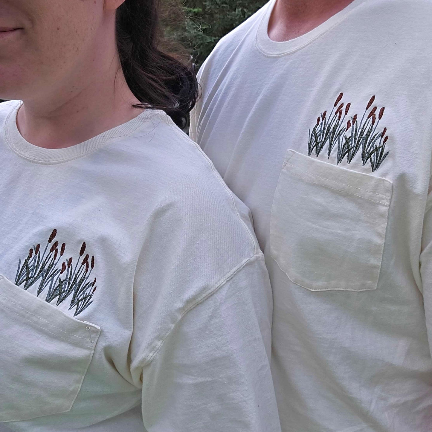 Pocket Tshirt | Cattails