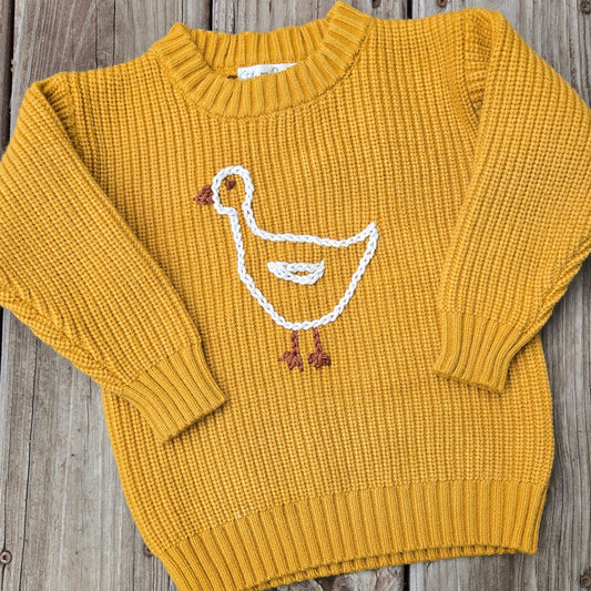 Embroidered Sweater | Goose