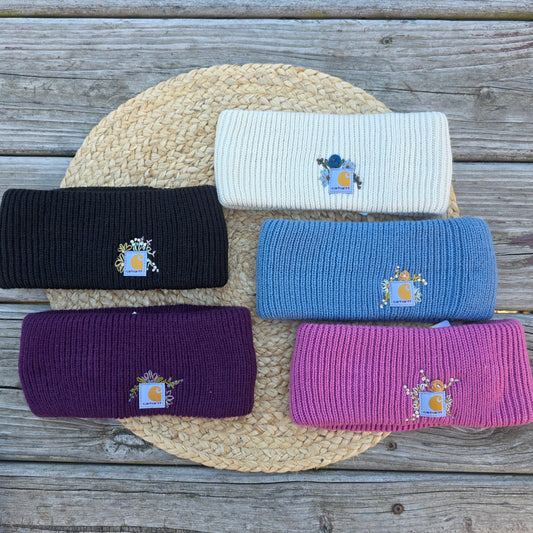Hand Embroidered Carhartt Headband | Adult