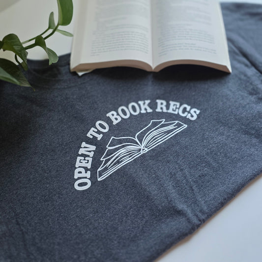 T-Shirt | Open to Book Recs