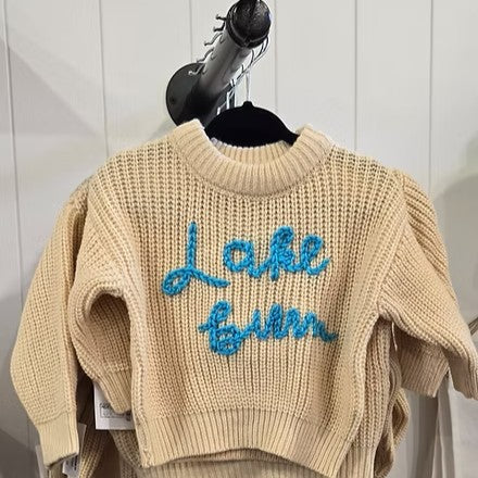Embroidered Sweater | Lake Bum