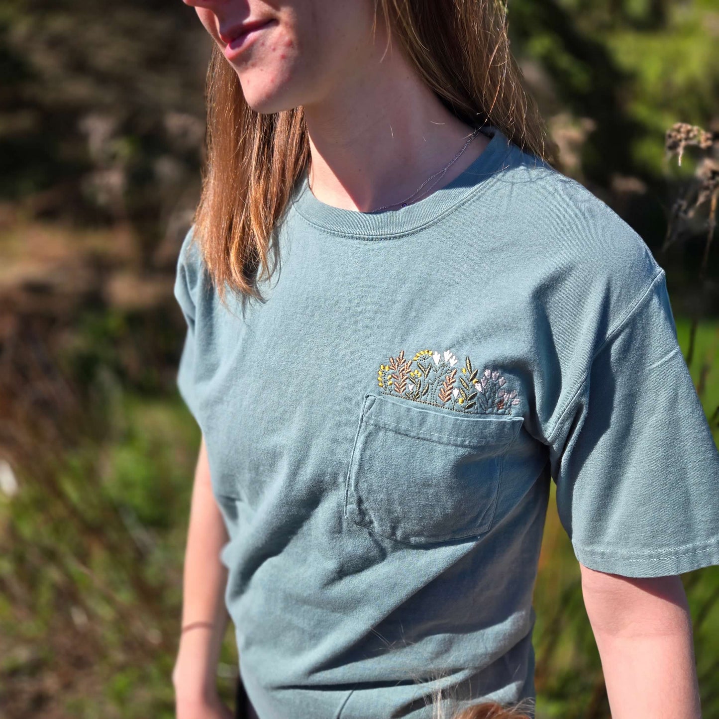 Pocket Tshirt | Floral