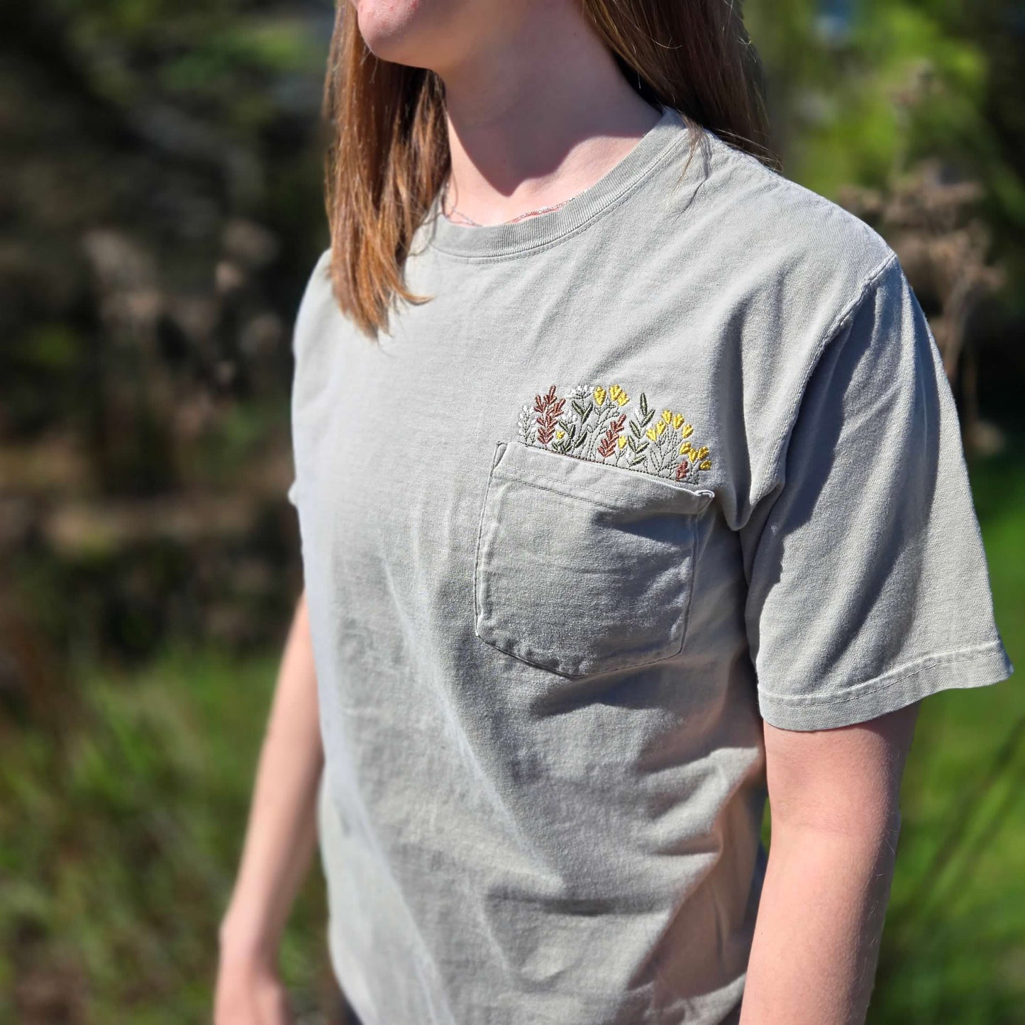 Pocket Tshirt | Floral