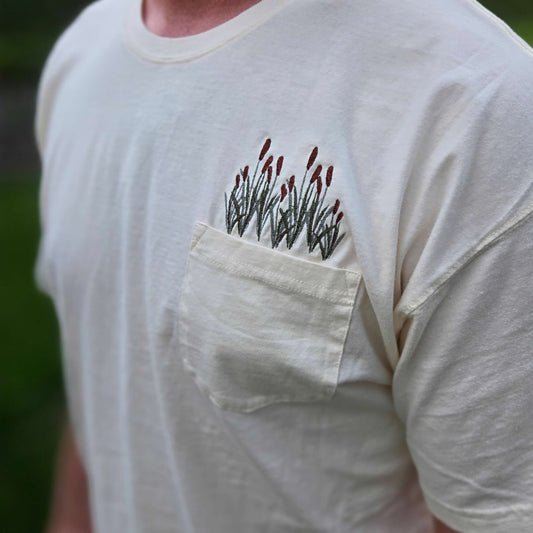 Pocket Tshirt | Cattails