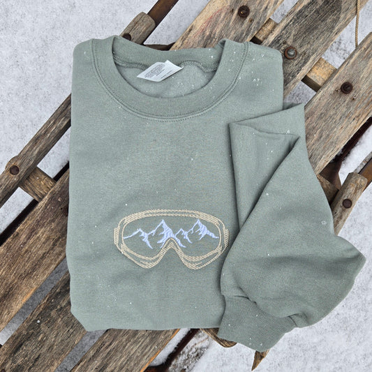 Crewneck Sweatshirt | Ski Goggle