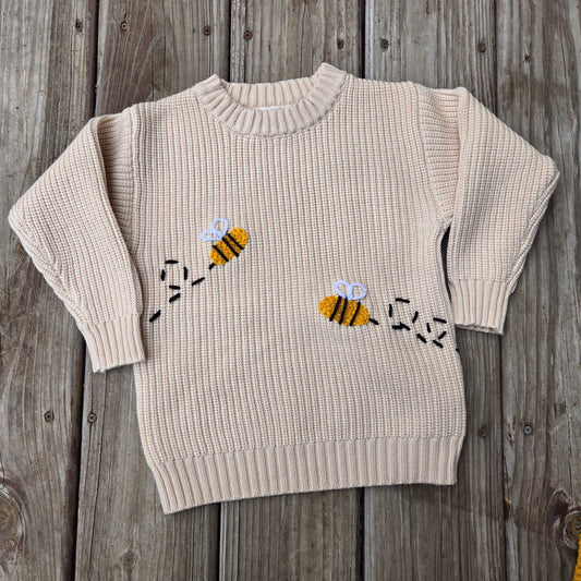 Embroidered Sweater | Bees