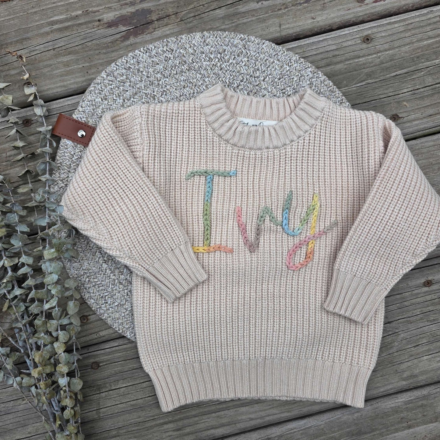 Embroidered Sweater | Custom Name