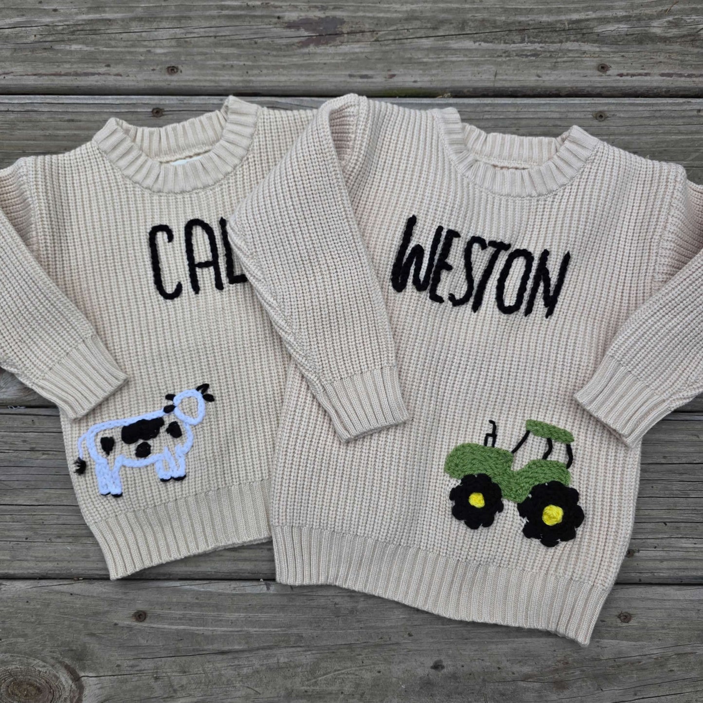 Embroidered Sweater | Custom Name