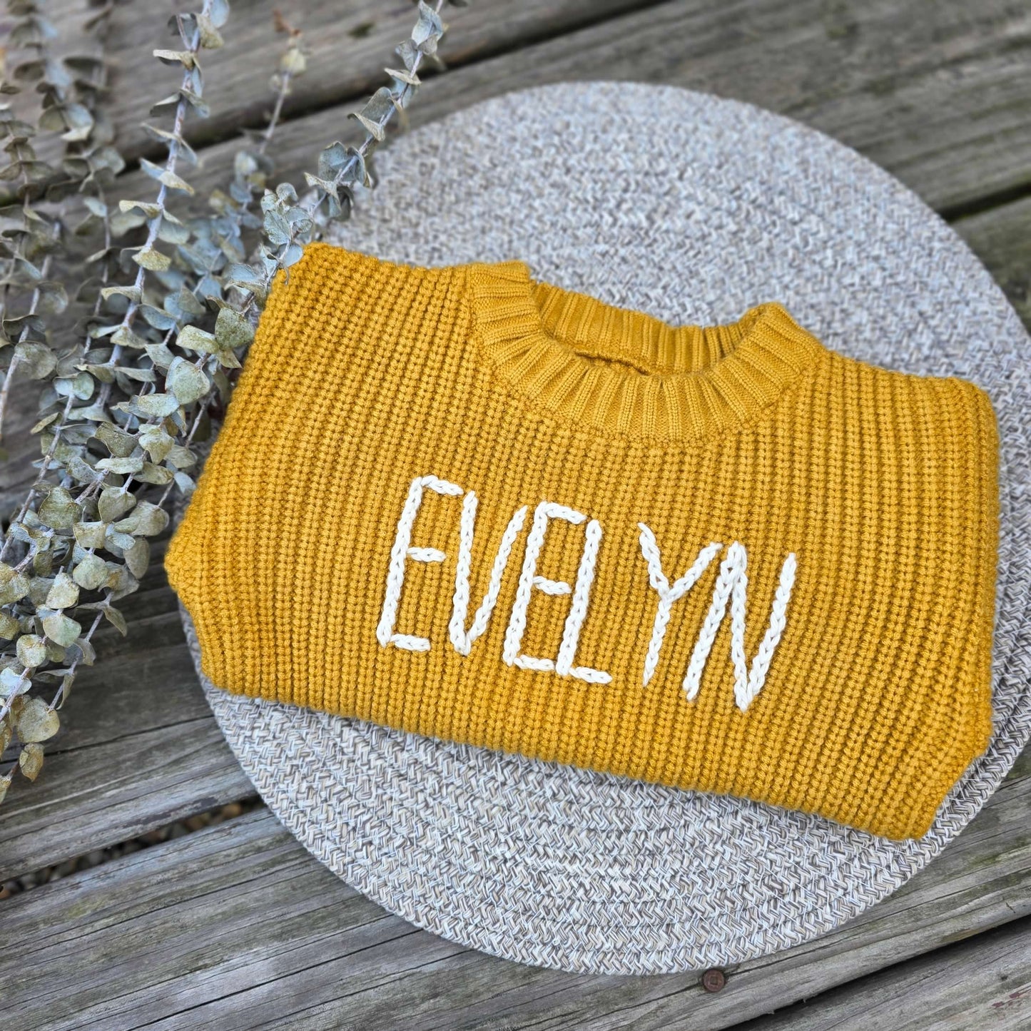 Embroidered Sweater | Custom Name