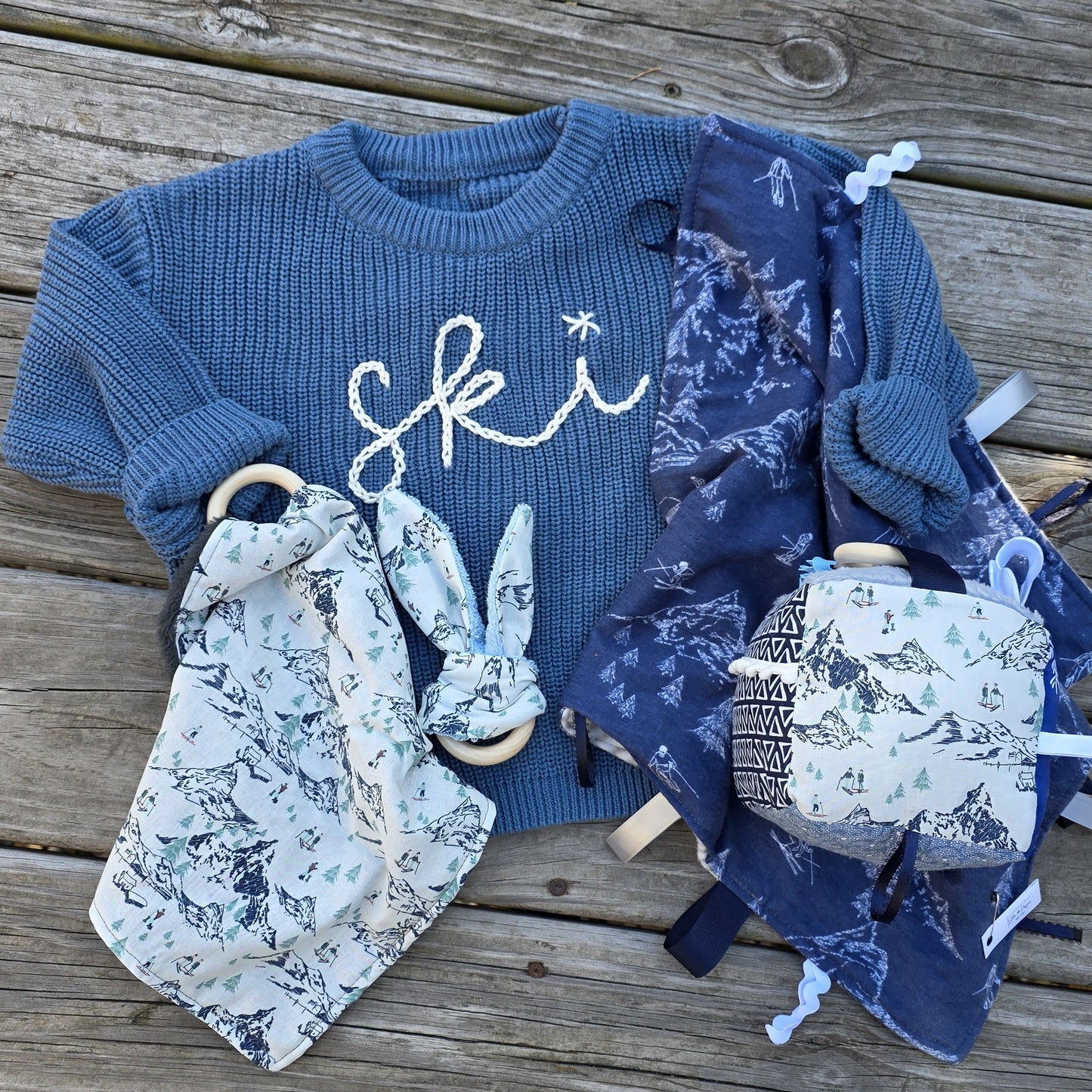 Embroidered Sweater | Ski