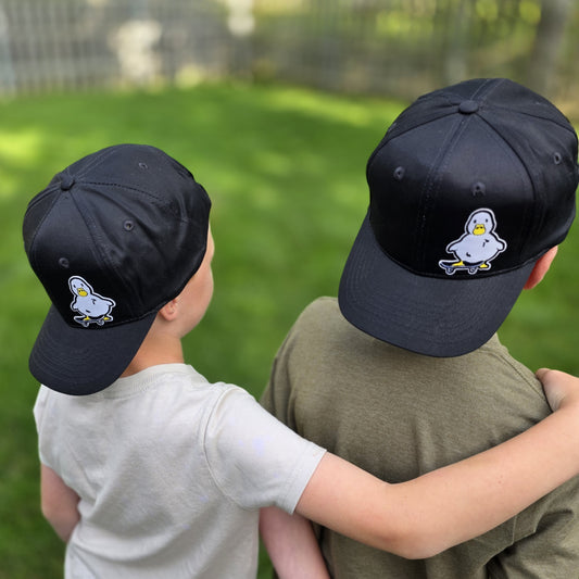 Kids Baseball Hat | Skateboard Duck