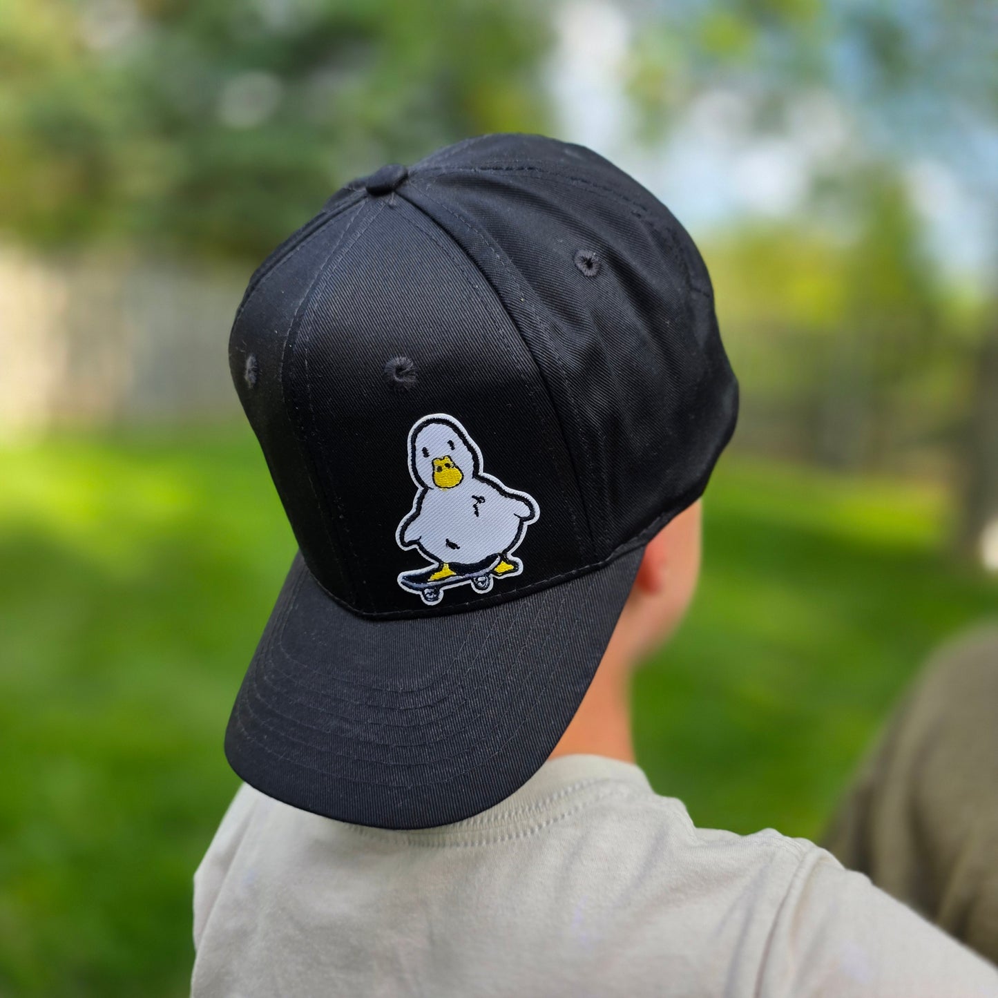 Kids Baseball Hat | Skateboard Duck