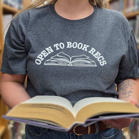 T-Shirt | Open to Book Recs