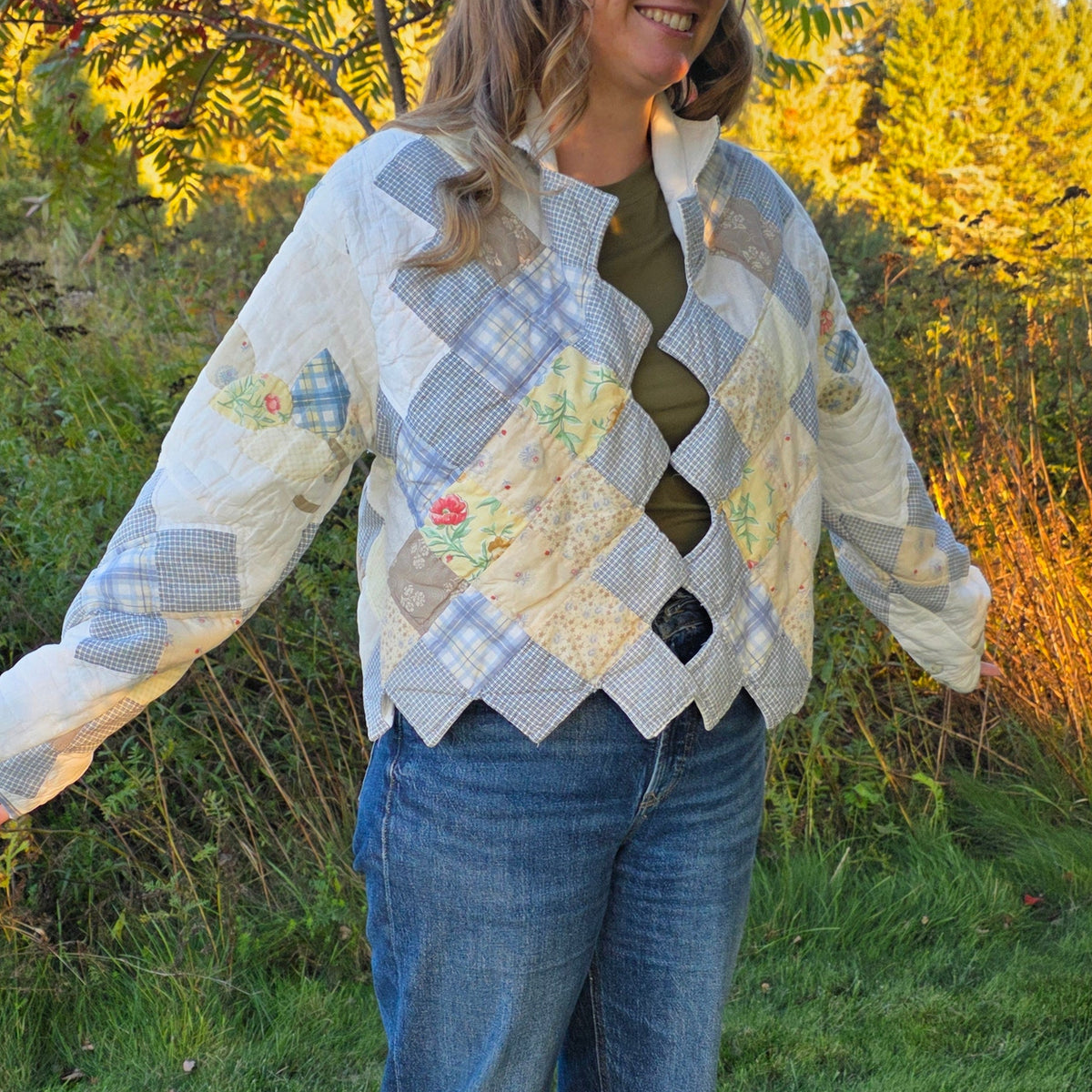 Blue & White Jacket