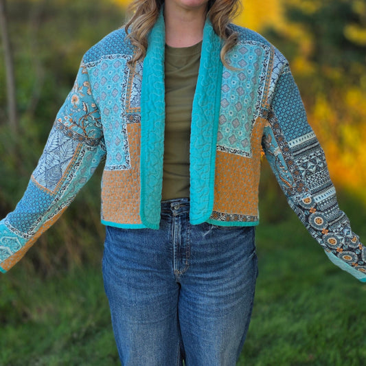 Teal & Orange Jacket