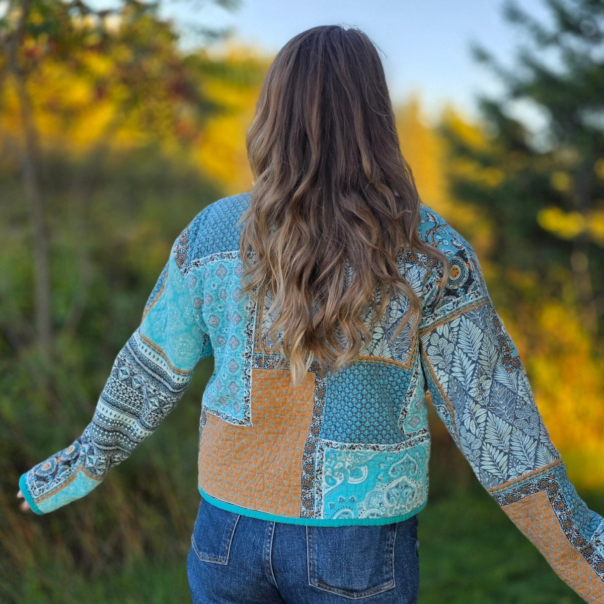 Teal & Orange Jacket