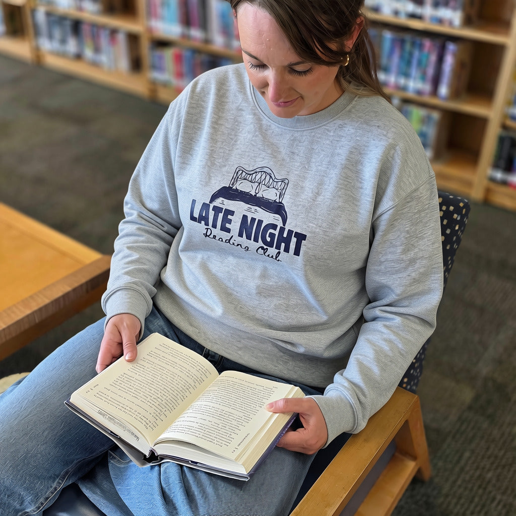 Crewneck Sweatshirt | Late Night Reading Club