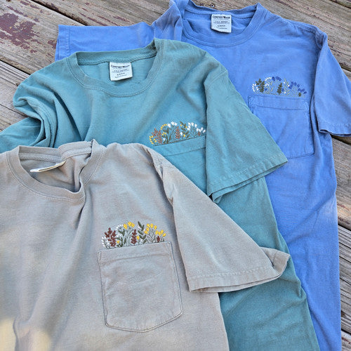 Pocket Tshirt | Floral